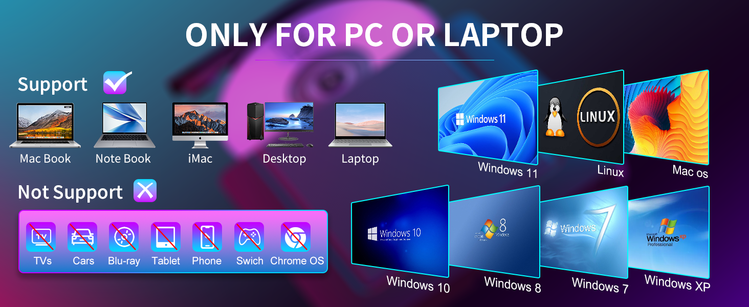 External CD/DVD Drive for Laptop, Ultra-Slim