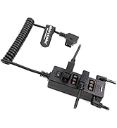 Alvin's Cables D-tap Splitter Cable with Power Switch Male DTap to 4 Female D Tap 2 DC USB for V-...