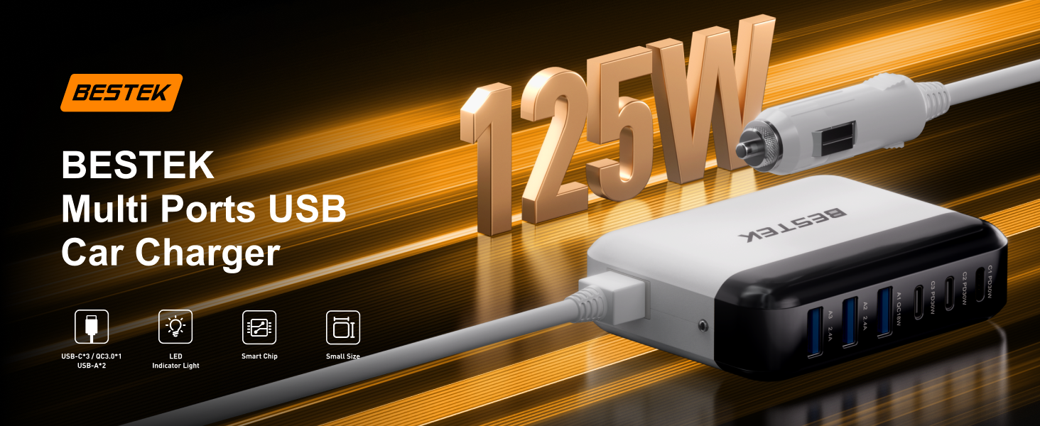 Multi Ports USB Car Charger