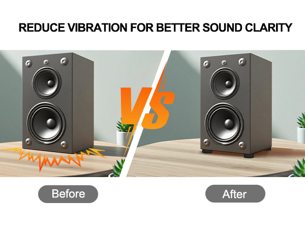 reduce vibration for better sound clarity