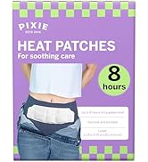 Pixie Large Period Cramps Menstrual Pain Relief Heat Patches for Feminine Care - Lower Abdominal ...