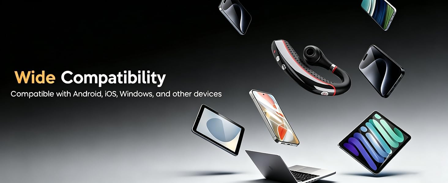 Compatible with Android,iOS,Windows,and other devices