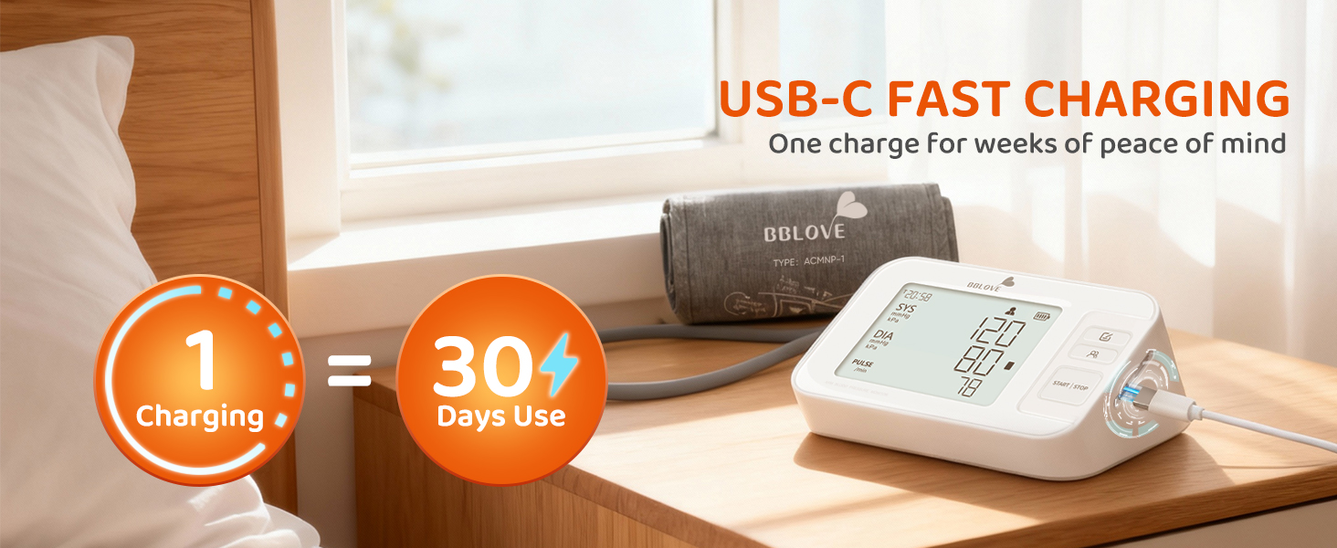 rechargeable BP monitor
