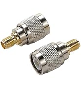 TLS.eagle SMA Female to TNC Male Coax Connector TNC to SMA Coaxial Adapter Pack of 2 for Radio LT...