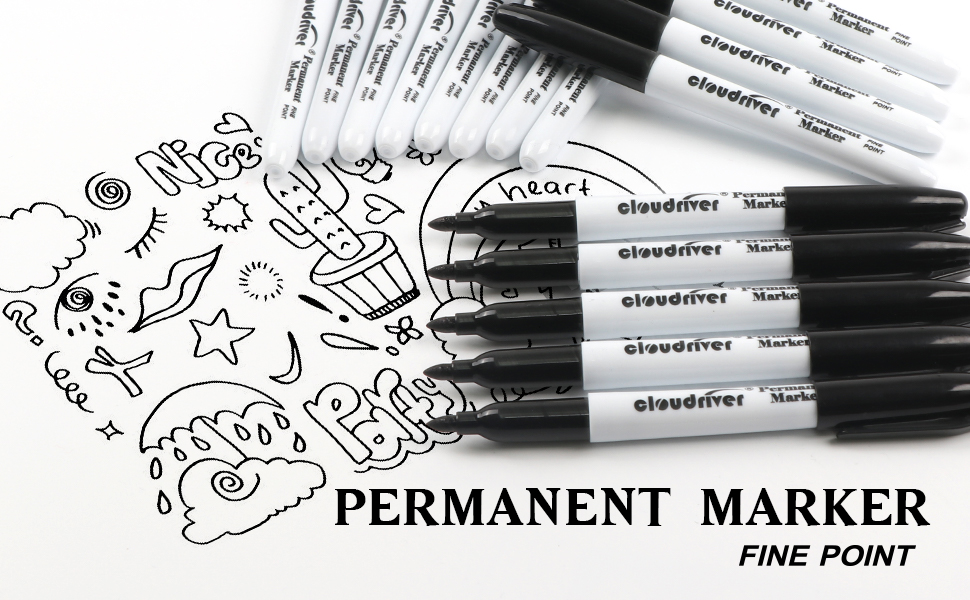 permanent marker fine point