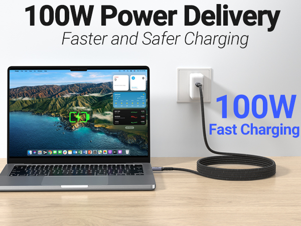 usb c to usb c rapid charge cord