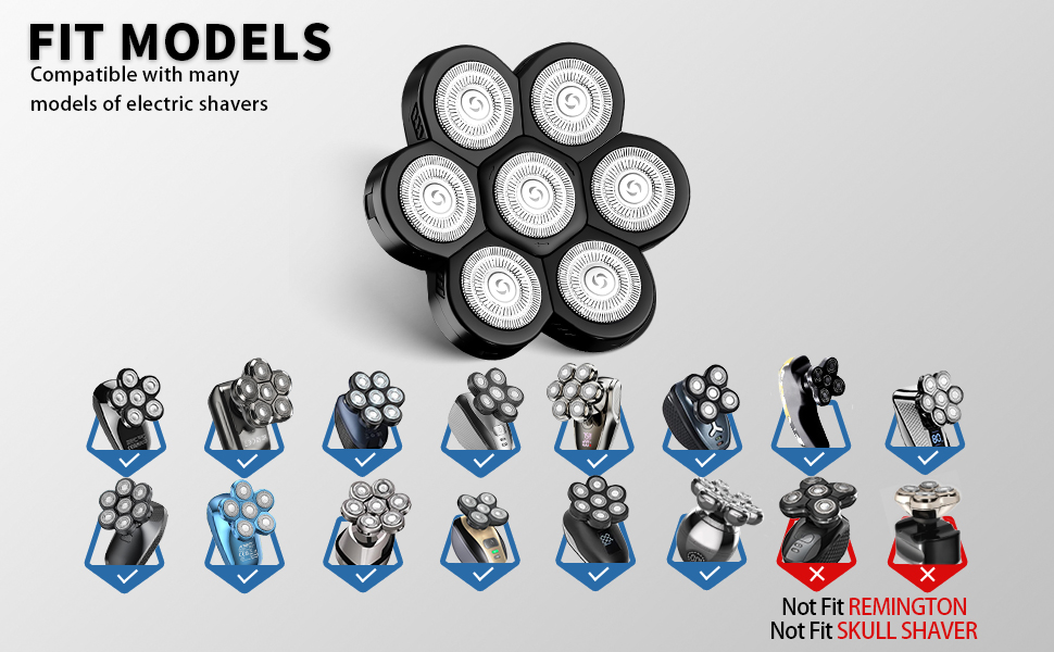 head shaer replacement heads