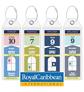 Royal Caribbean Luggage Tag Holders by Cruise On [4 Pack] Fits All Royal Caribbean Ships &amp; Tags f...