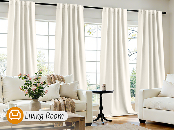 Living room curtains