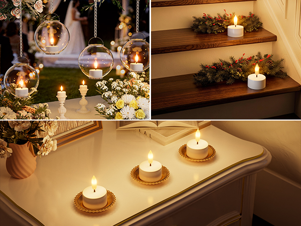 tea lights candles battery operated