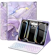 Soke for iPad Pro 13 Inch Case with Keyboard (M4 2024), Magnetic Detachable Wireless Bluetooth &amp; ...