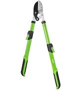 26"-36" Extendable Anvil Loppers, Compound Action Branch Cutter, 2 Inch Cut | Heavy Duty Garden T...