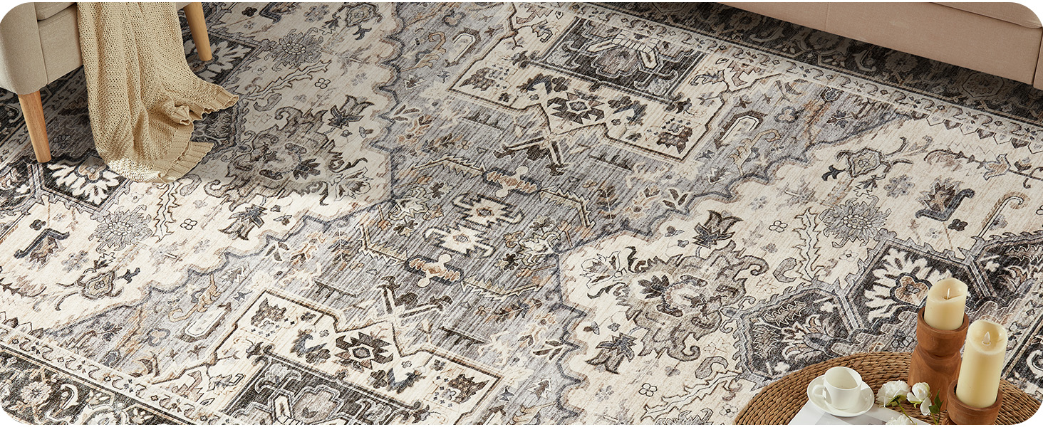 Brown area rug
