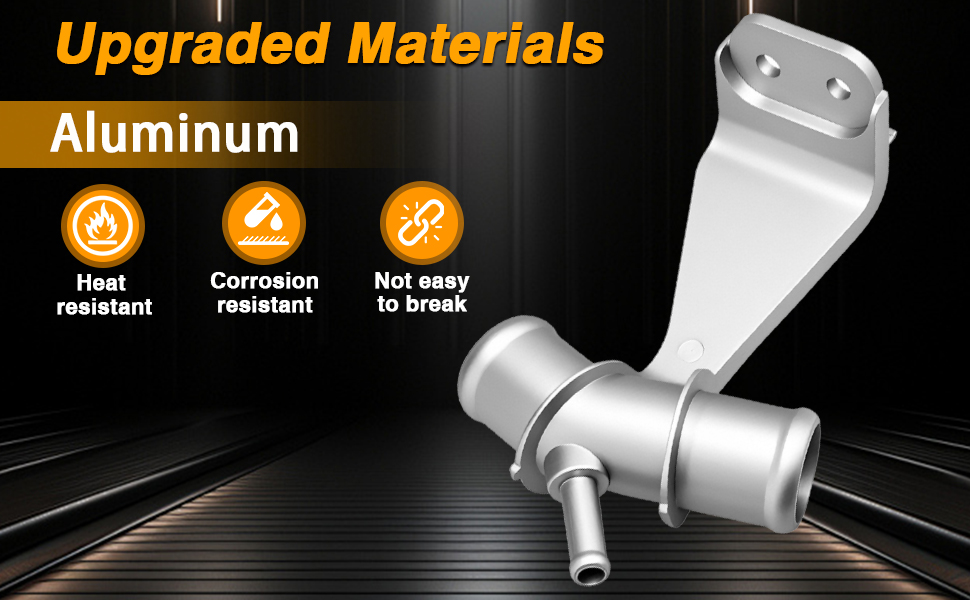 Engine Radiator Water Outlet Coolant Pipe Bracket Hose Set