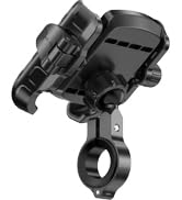 LOKTENWO Bike Motorcycle Phone Mount with Aluminum Alloy Mounting Base, [1s Lock &amp; Release] [Came...