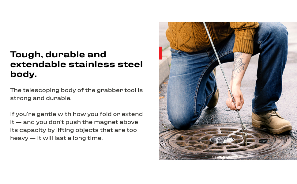 portable telescope helping mini device extenders lbs garbage tool grabber reacher pickup magnetic