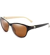 FEISEDY Women Vintage Polarized Sunglasses Lady Elegant Cateye Sun Glasses B2476
