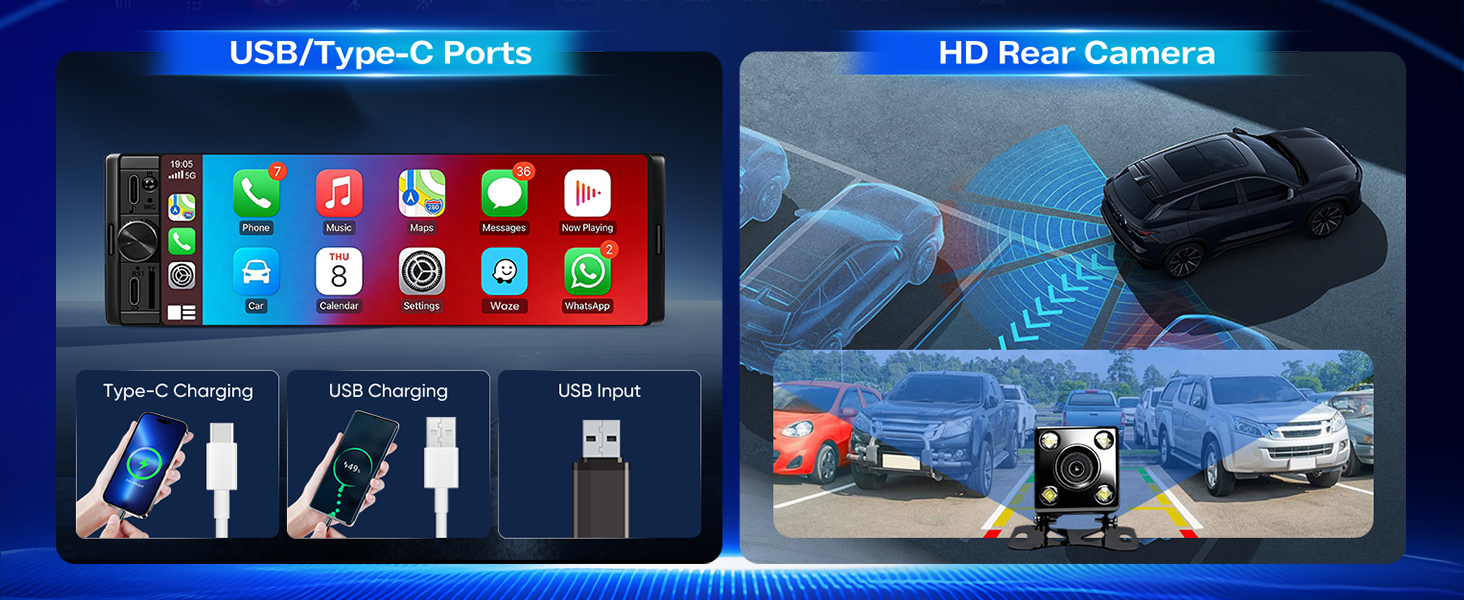 single din car play 3