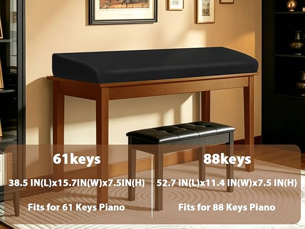 Piano Keyboard Dust Cover