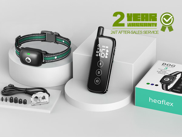 mini rechargeable training collar with 2 receivers