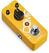 LEKATO Compressor Pedal, Yellow Comp Guitar Pedal, Mini Portable Compression with True Bypass 9V,...