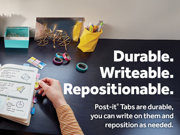 Durable. Writeable. Repositionable.