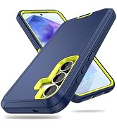 ACAGET Case for Samsung Galaxy Heavy Duty with Port Anti Dust Plug Matte Protective Phone Cases f...