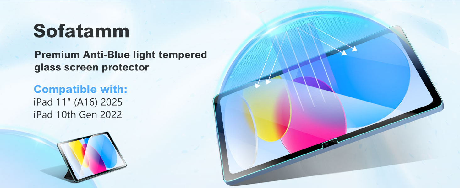 Screen Protector for iPad 11th A16 2025 [11 Inch]