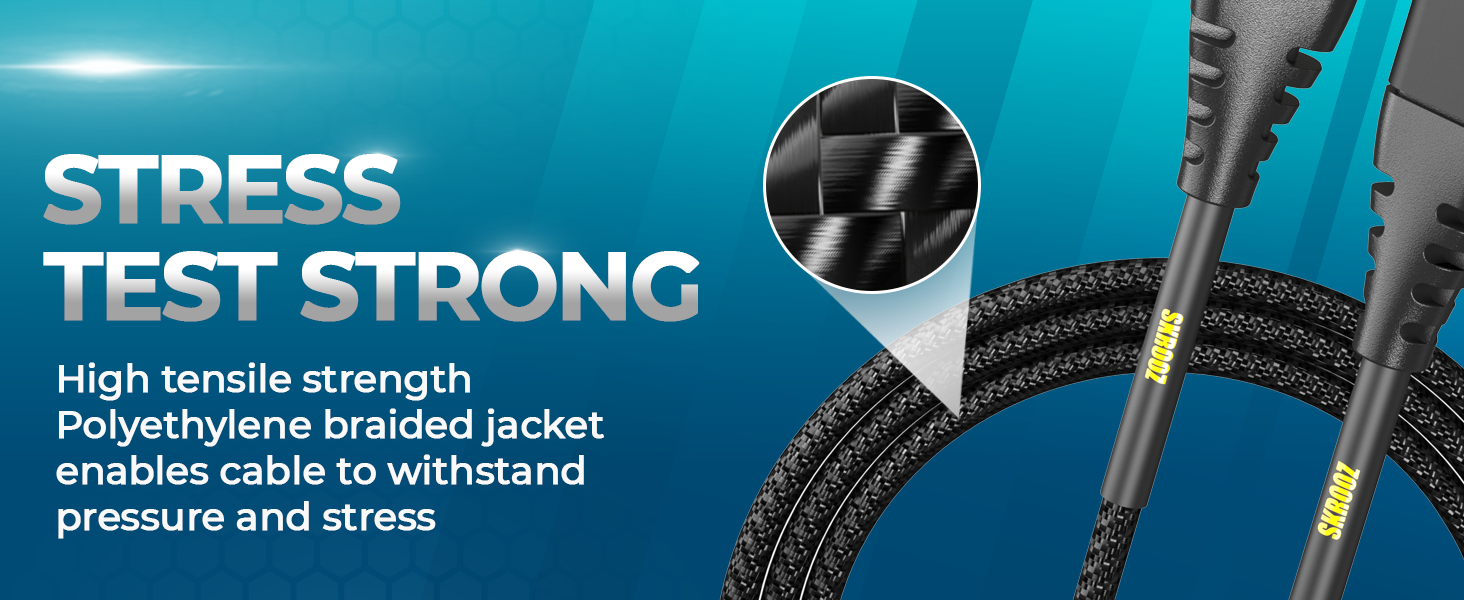 iphone cord has high tensile strength