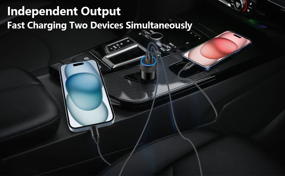 iPhone Car Charger Fast Charging