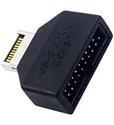 WENZIYAXU USB 3.0 Front Panel Header Adapter, Type E Male to 19/20 Pin Motherboard Header Converter
