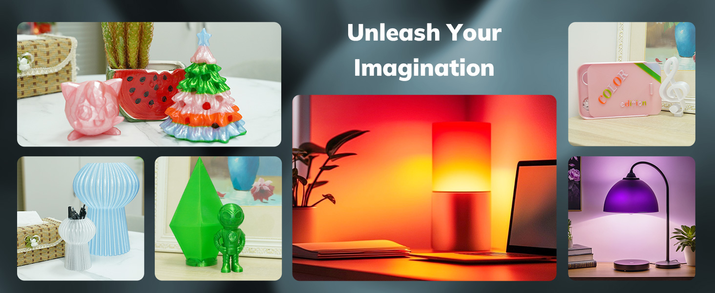 AMOLEN PETG Transparent 3D Printer Filament