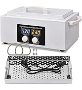 LINBEAUTI High Temperature Steriliser Autoclave Machine 110V 300W Nail Tool Steriliser Dry Heat S...