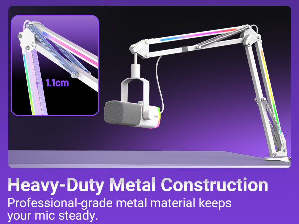 Heavy-Duty Metal Arm