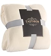 TASTHROW Large Flannel Fleece Throw Blanket, 50×70 Inch - Cozy Lightweight Thick Blanket - All Se...