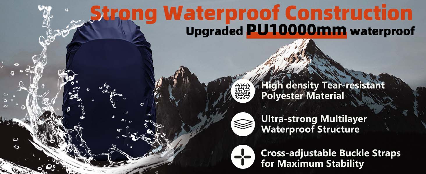 offers reliable protection of up to 8000 mm of rain resistance