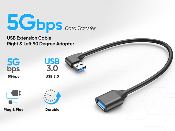 usb 90 degree adapter