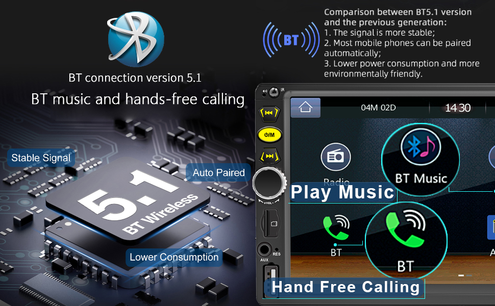 Bluetooth car radio
