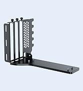 JEYI Vertical GPU Holder Bracket, PCIe 5.0/4.0 Riser Cable Mounting Kit for PC Cases, Compatible ...