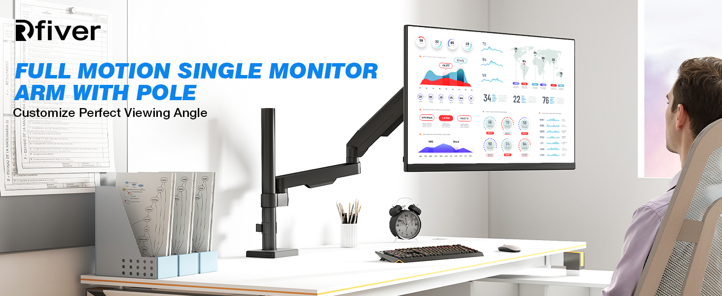 single monitor arm