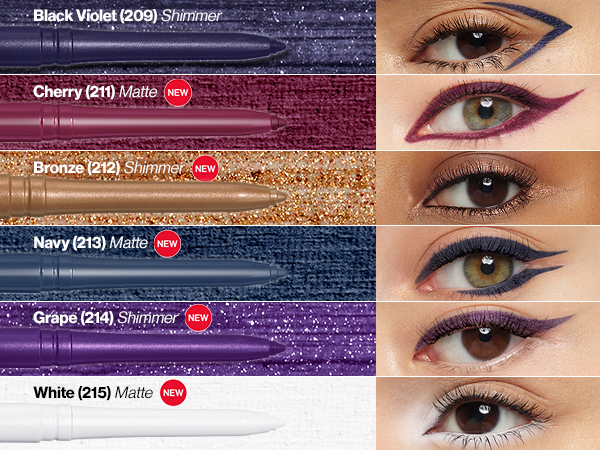 colorstay eyeliner pencil new shades