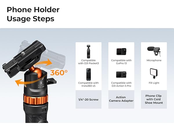 dji osmo pocket 3 tripod stand dji action 5 pro tripod