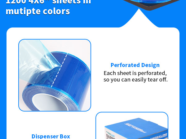 Tattoo Barrier Film Roll Pink Medical Protection Tattooing Sanitation Supplies Dentist