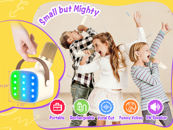 small mighty karaoke machine