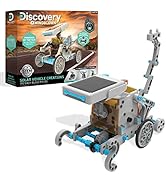 Discovery #Mindblown STEM 12-in-1 Solar Robot Creation 197-Piece Kit with Working Solar Powered M...