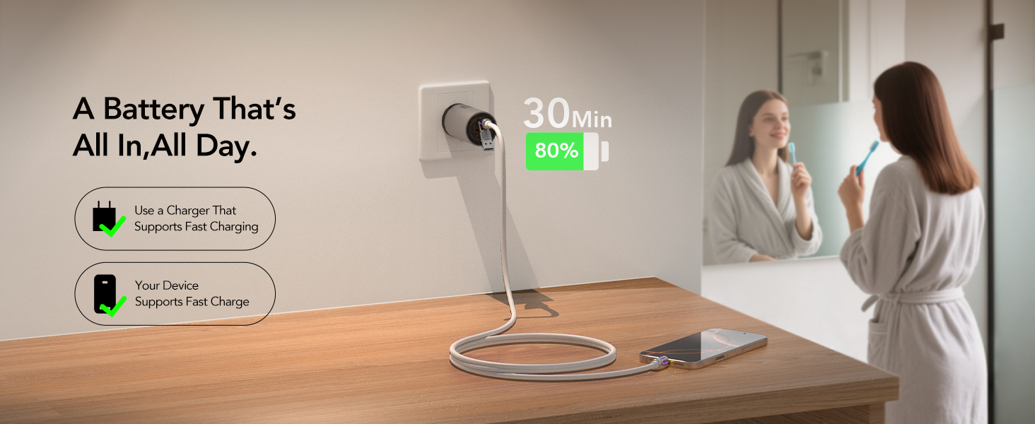 MFish 4-in-1 Universal USB Charging Cable with Carrying Case