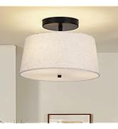 12.6" Light Fxitures Ceiling Mount,3 Light Gold Semi Flush Mount Ceiling Light Fixture,Bedroom Ce...