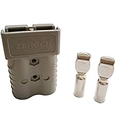 350A Battery Connector 2/0 AWG Gray 350A 600V Plug Quick-Connector Disconnector Housing 2-Pole