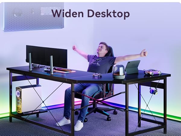 l shaped desk