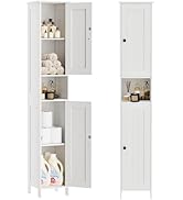Homleke Tall Bathroom Storage Cabinet with 2 Doors, 66.9
